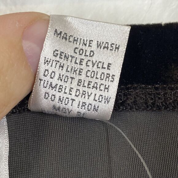 Chico's Basic Velvet Wide Leg Pants Size 1 US 8 in Mohawk Brown Relaxed Casual - Picture 9 of 9